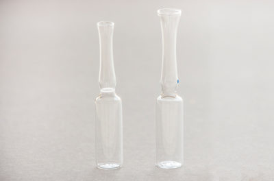 transparent glass ampoule 1