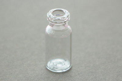 glass vial without blow back 1